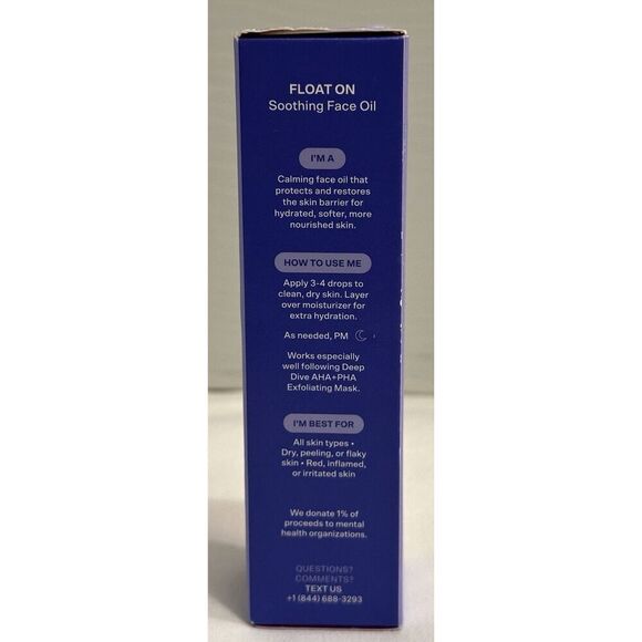 Bubble Float On Soothing Face Oil 1 fl oz NEW - Picture 3 of 3